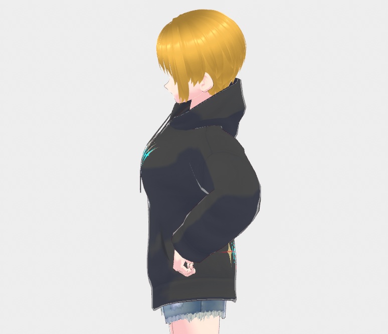 【VRoid正式版】ドクロパーカー