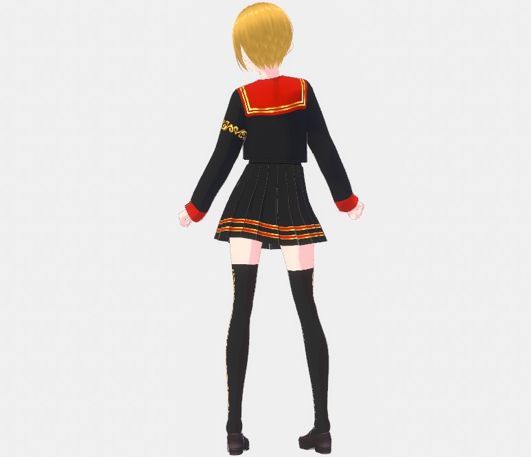 【VRoid正式版】カスタムセーラー服セット