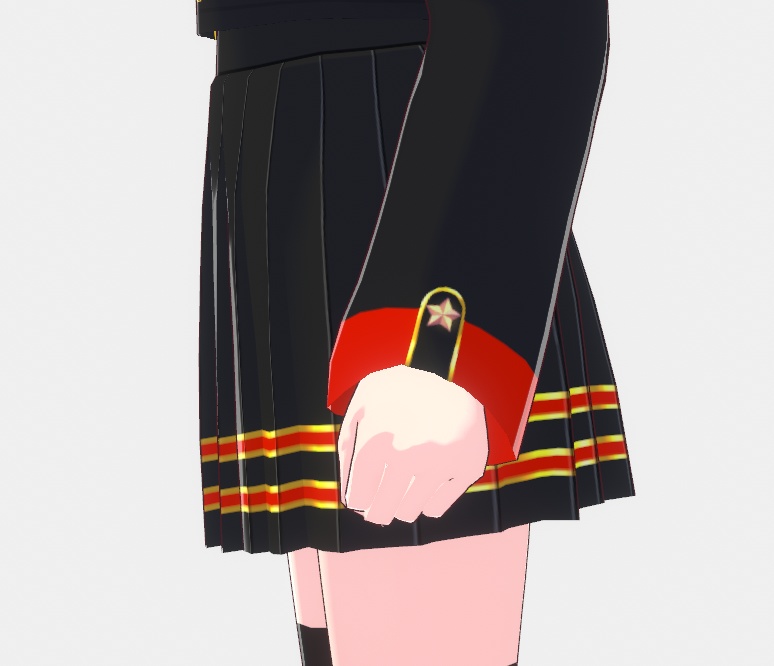 【VRoid正式版】カスタムセーラー服セット