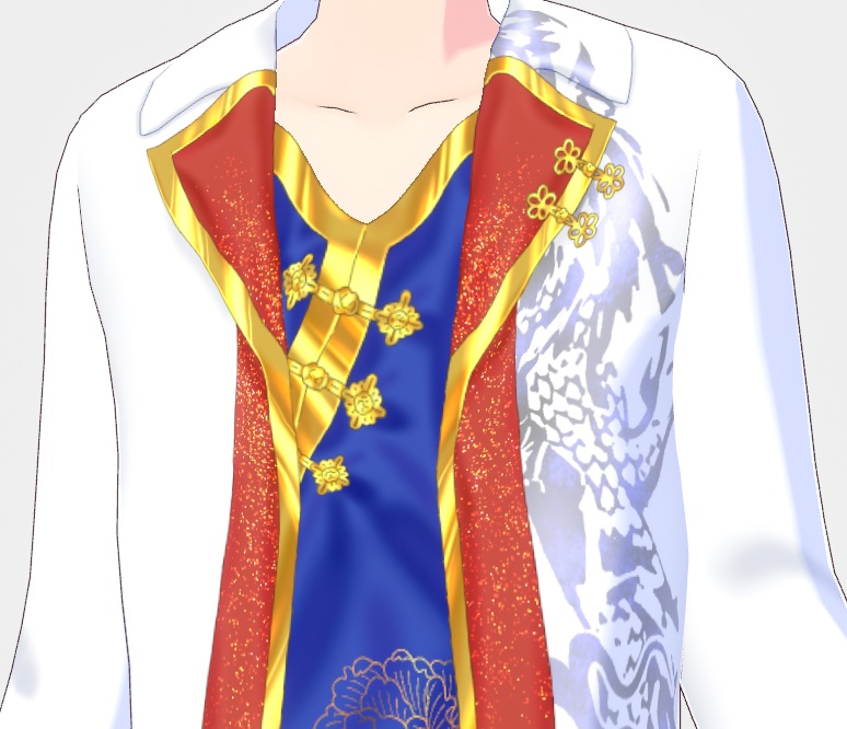 【VRoid正式版】チャイナコートセット+おまけ