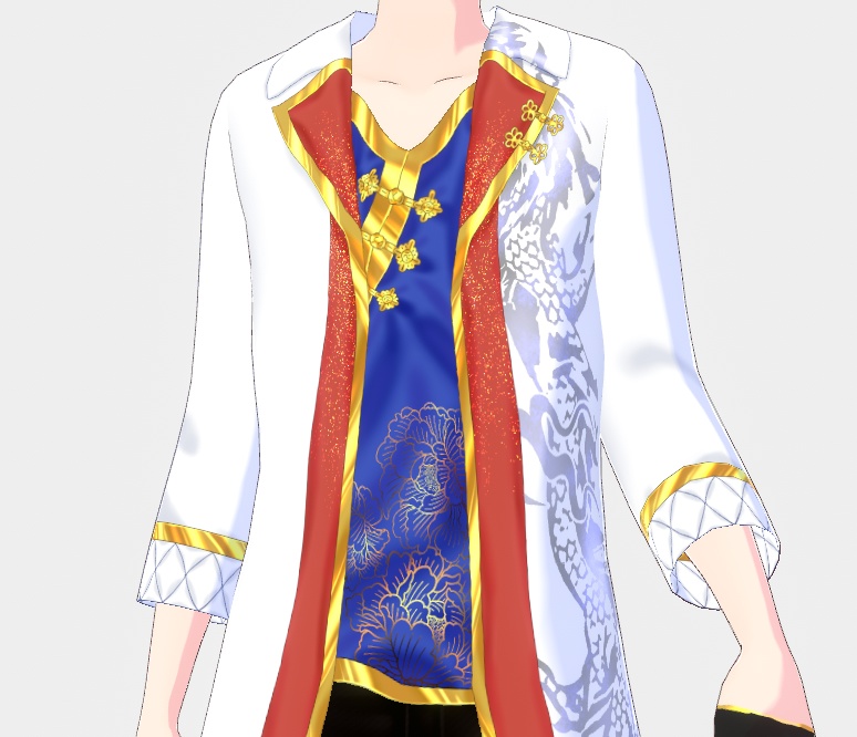 【VRoid正式版】チャイナコートセット+おまけ