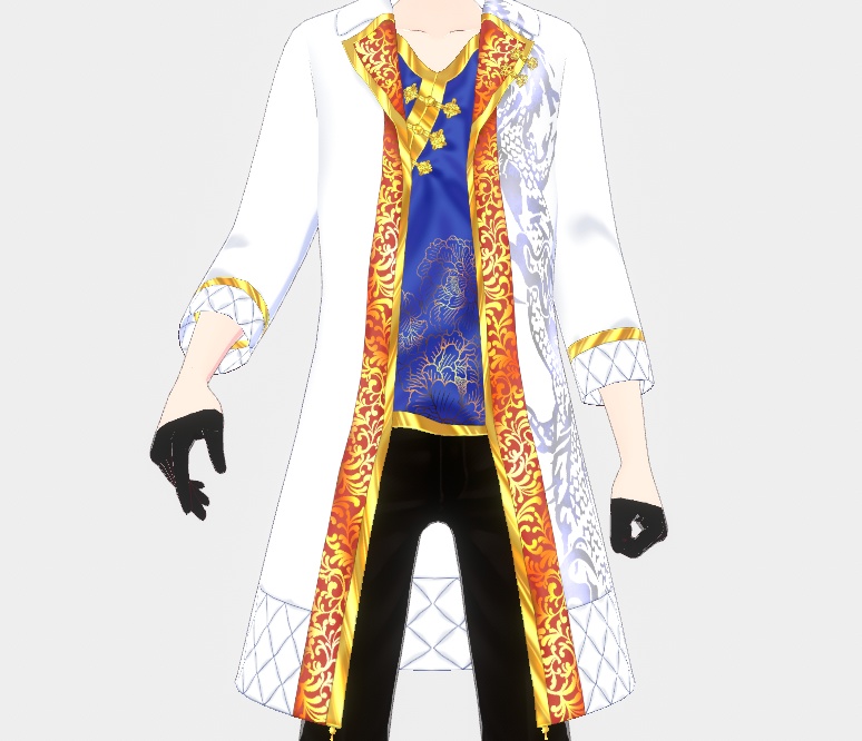 【VRoid正式版】チャイナコートセット+おまけ