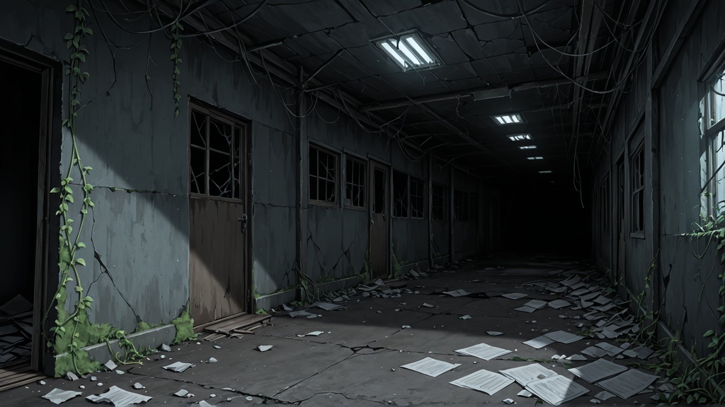 【廃墟Vol.1】FHD背景素材100枚セット(1920×1080)/商用利用可