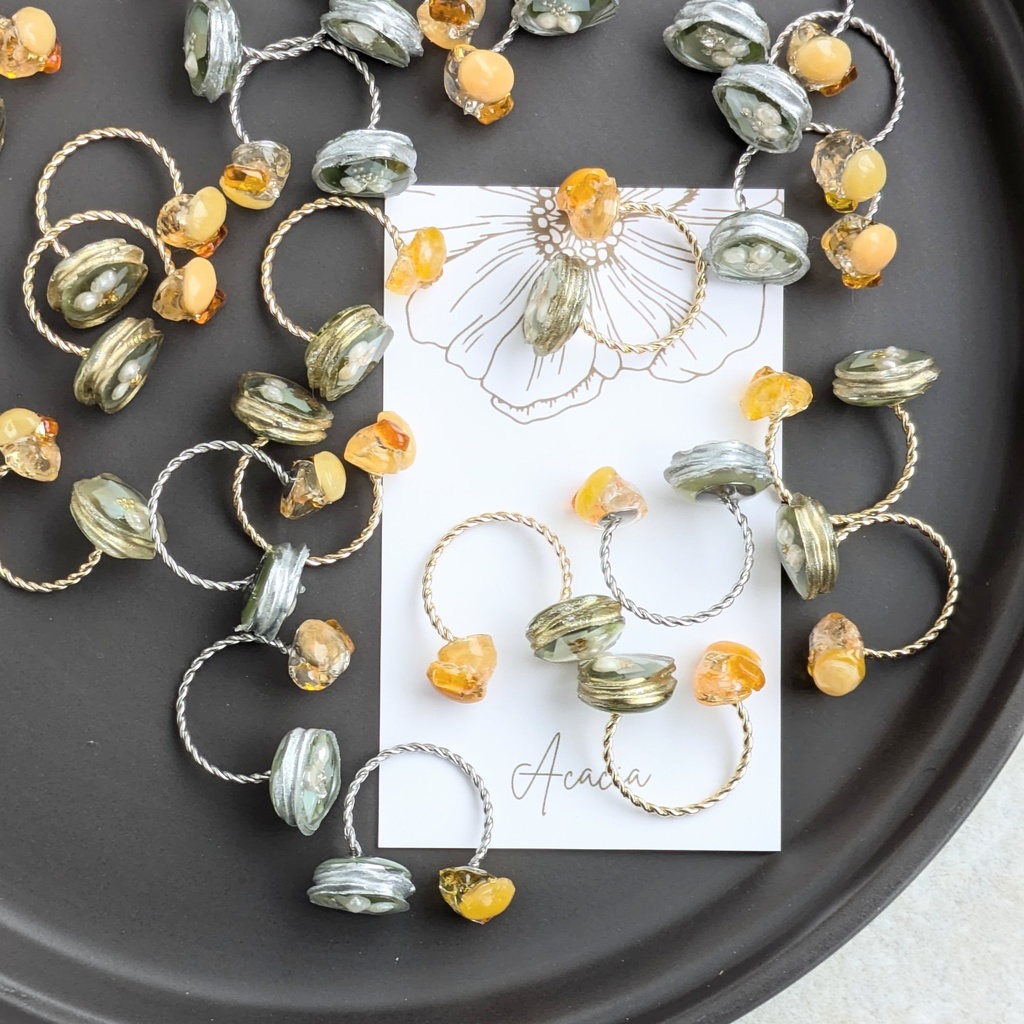 【安心の匿名配送】プロif冊子付き💚🧡とどち概念リング💍トワ・エ・モワ