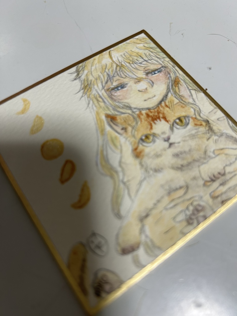 【豆色紙原画】ドローイング展-シキシ-