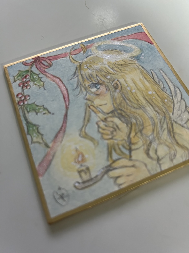 【豆色紙原画】ドローイング展-シキシ-