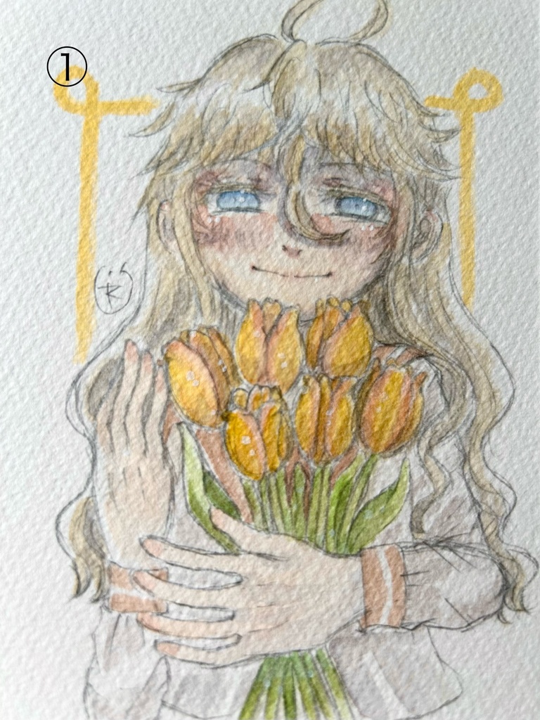 【フレームレス原画】想いは花束と共に①〜⑤