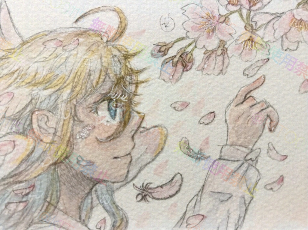 【フレームレス原画】瞬花