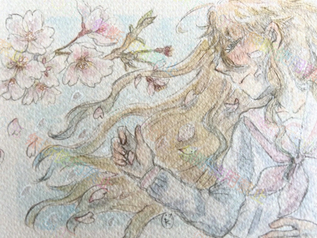 【フレームレス原画】春光