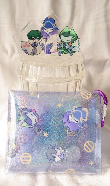 <おはじきアクスタシリーズ・今魔川>ホログラムケース入り3個セット