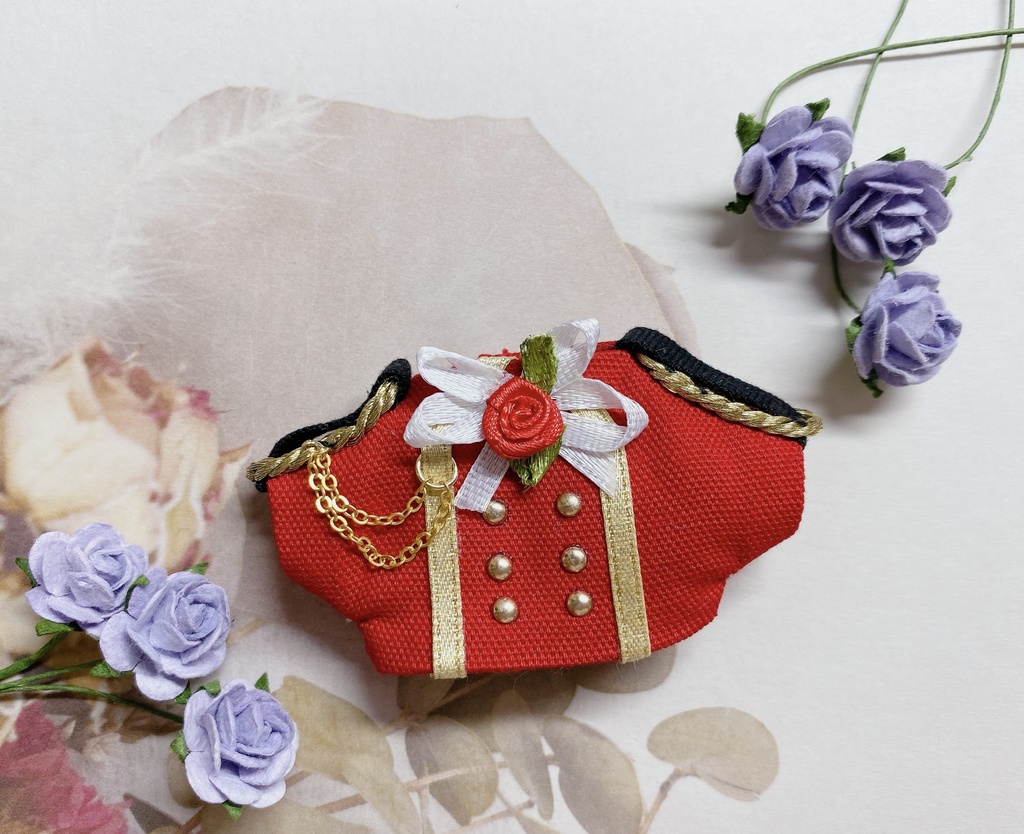 王子様風軍服(レッド)(送料込み)