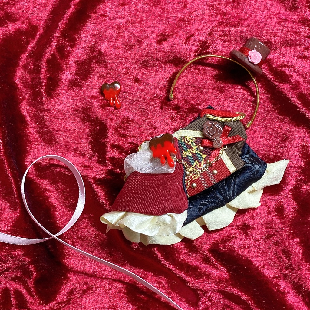 王子様風軍服(brown×red 〜メルティーショコラジェントルEdition〜)