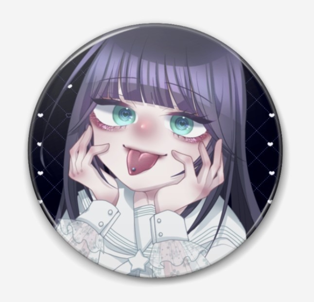 稀灼生誕缶バッジ