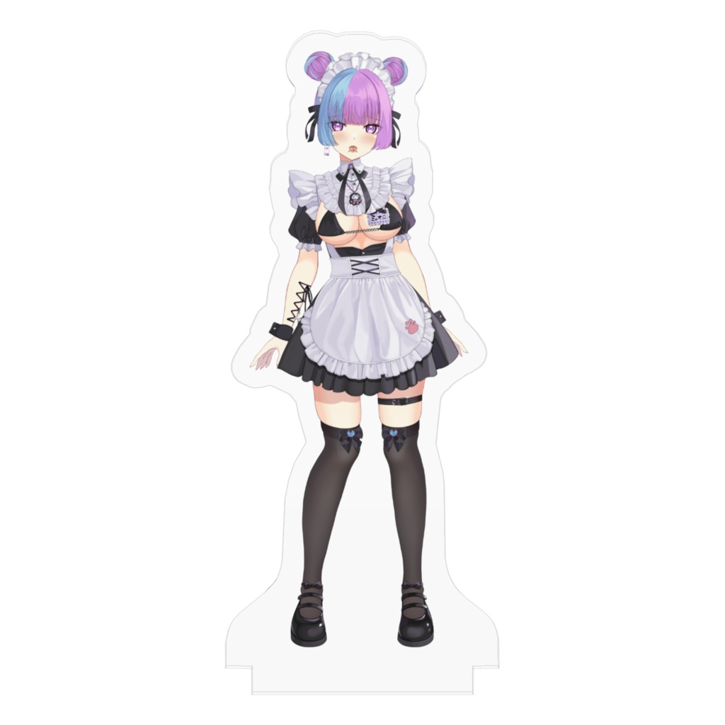 【常設】ツイン団子メイドのハーヴェラミアーニャ_アクリルフィギュア_70mm/100mm