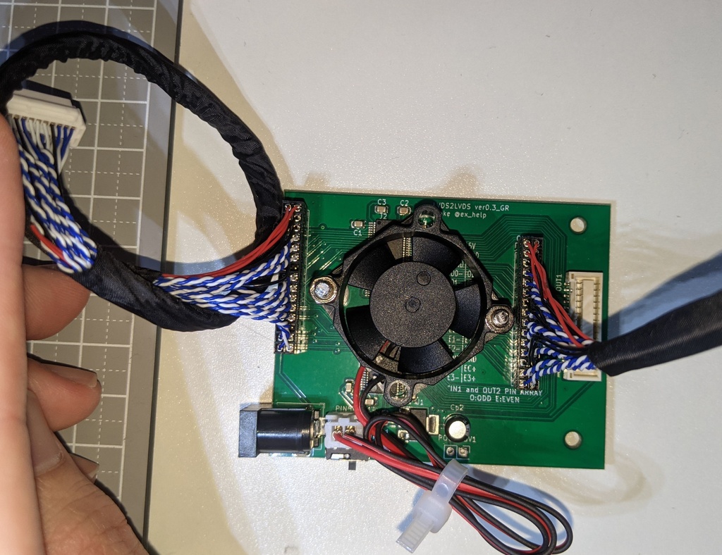 オリンピア(アタックビジョン)センターリール筐体用 液晶HDMI化システム(ルビドス)セット