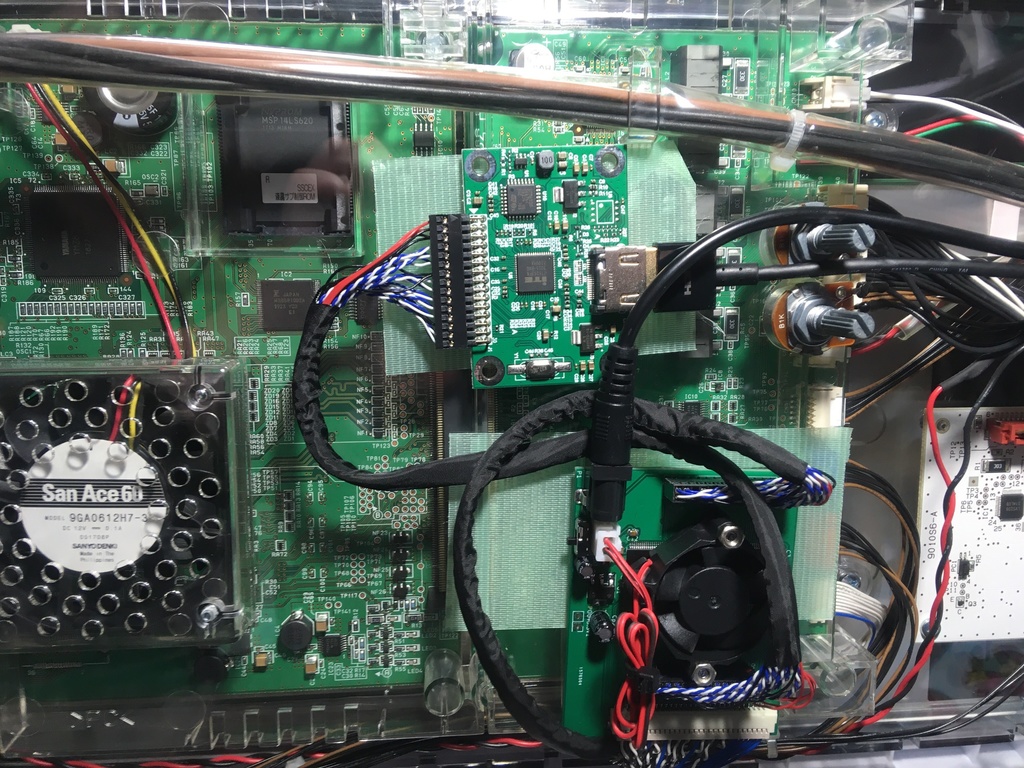 オーイズミ筐体用 液晶HDMI化システム(ルビドス)セット