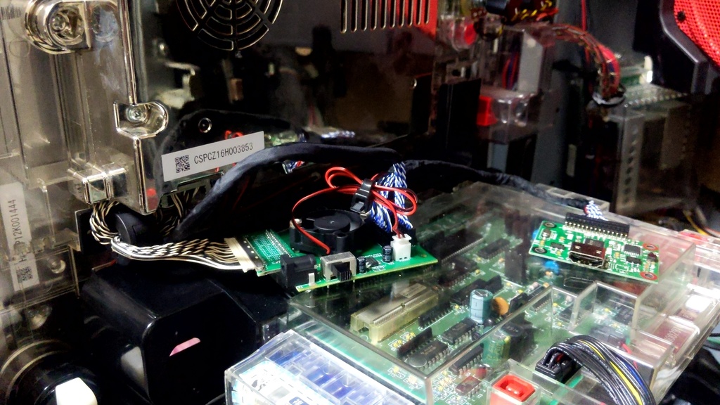 ユニバ まど2筐体用 液晶HDMI化システム(ルビドス)セット