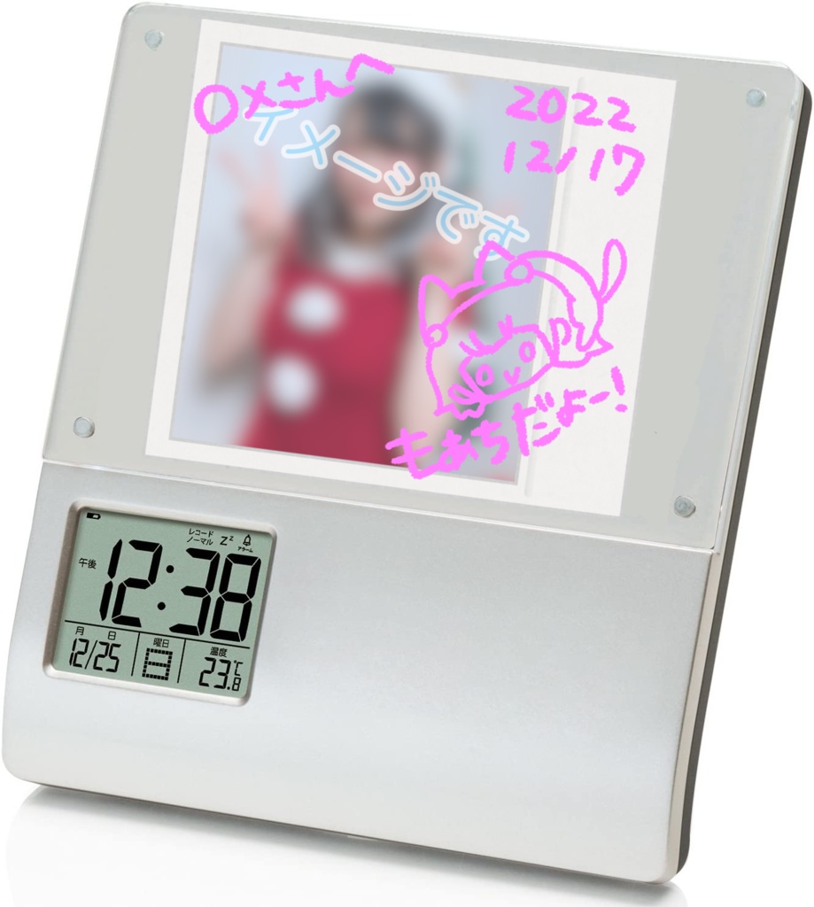 【1周年】もあちボイス目覚まし時計〔コスプレチェキ付き〕