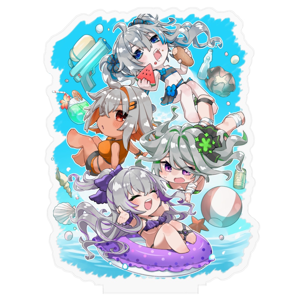 【リビfes】水着並行世界体ズアクリルスタンド