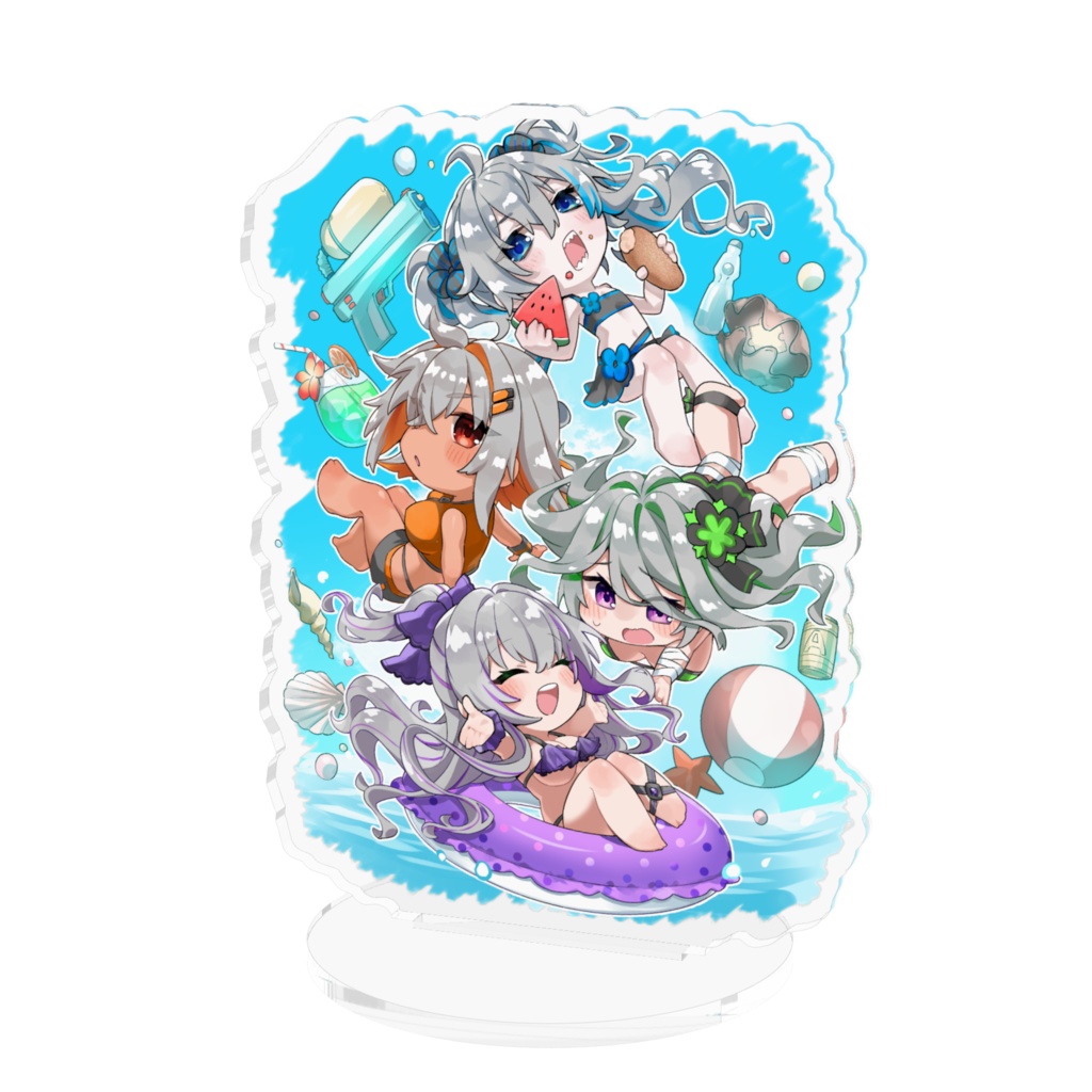 【リビfes】水着並行世界体ズアクリルスタンド