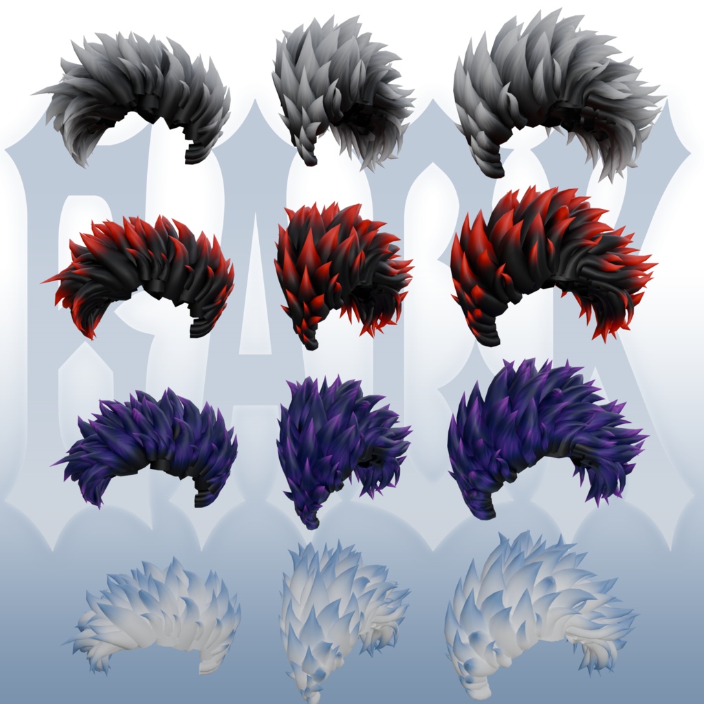 Funk Hair - Deiraアバター用ファンクヘア