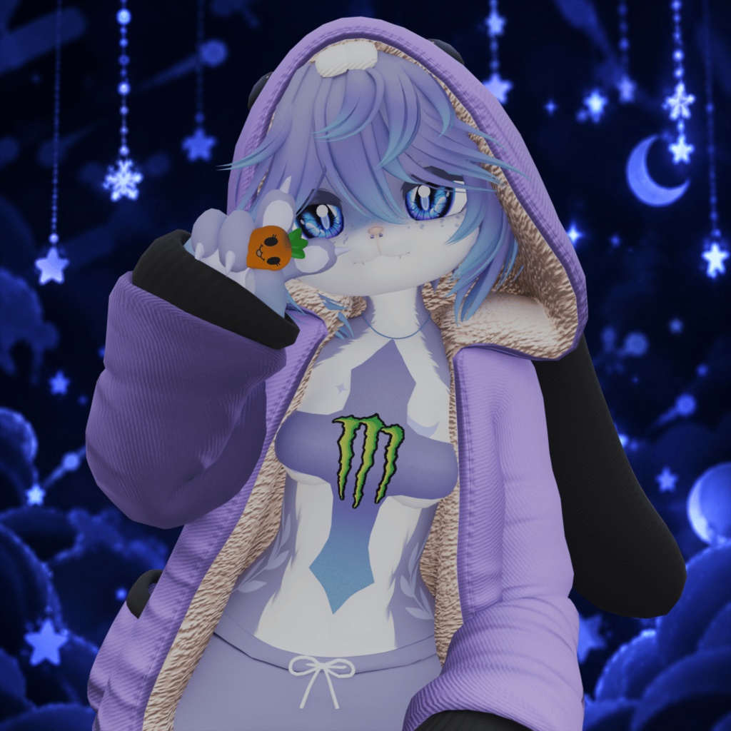 「3Dモデル」Lyra - PC & Quest - Deira Bunny VRChat Furry Avatar