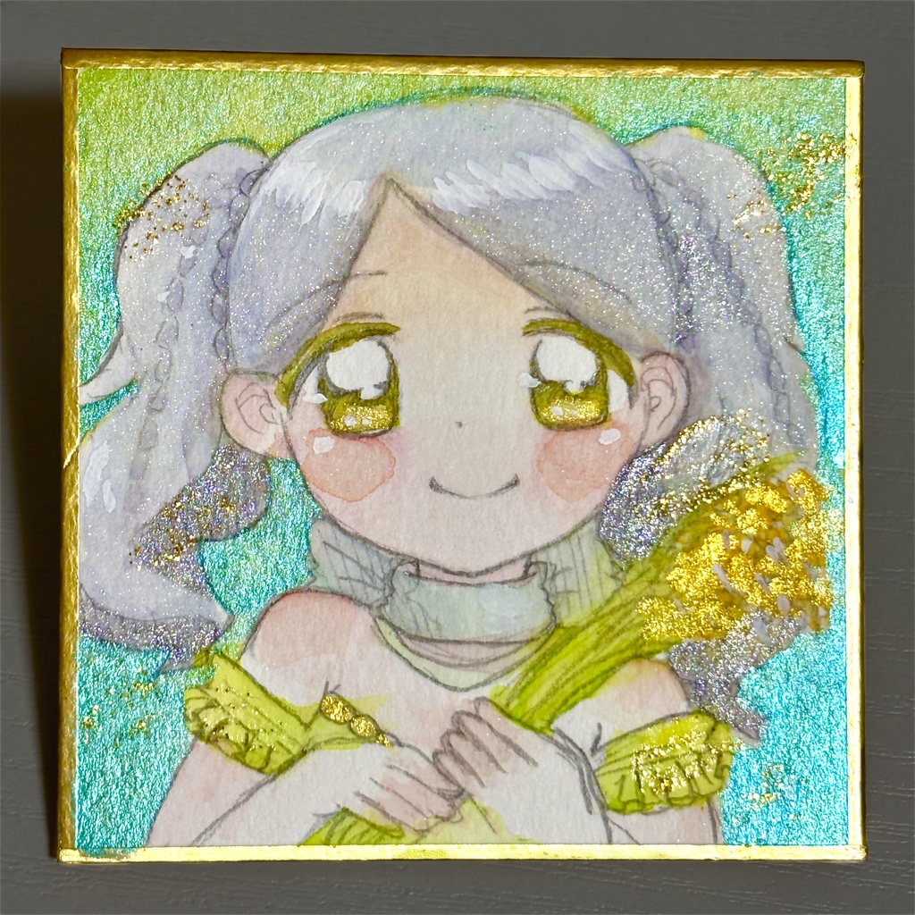 キラキラアナログミニ色紙『シルヴィ』