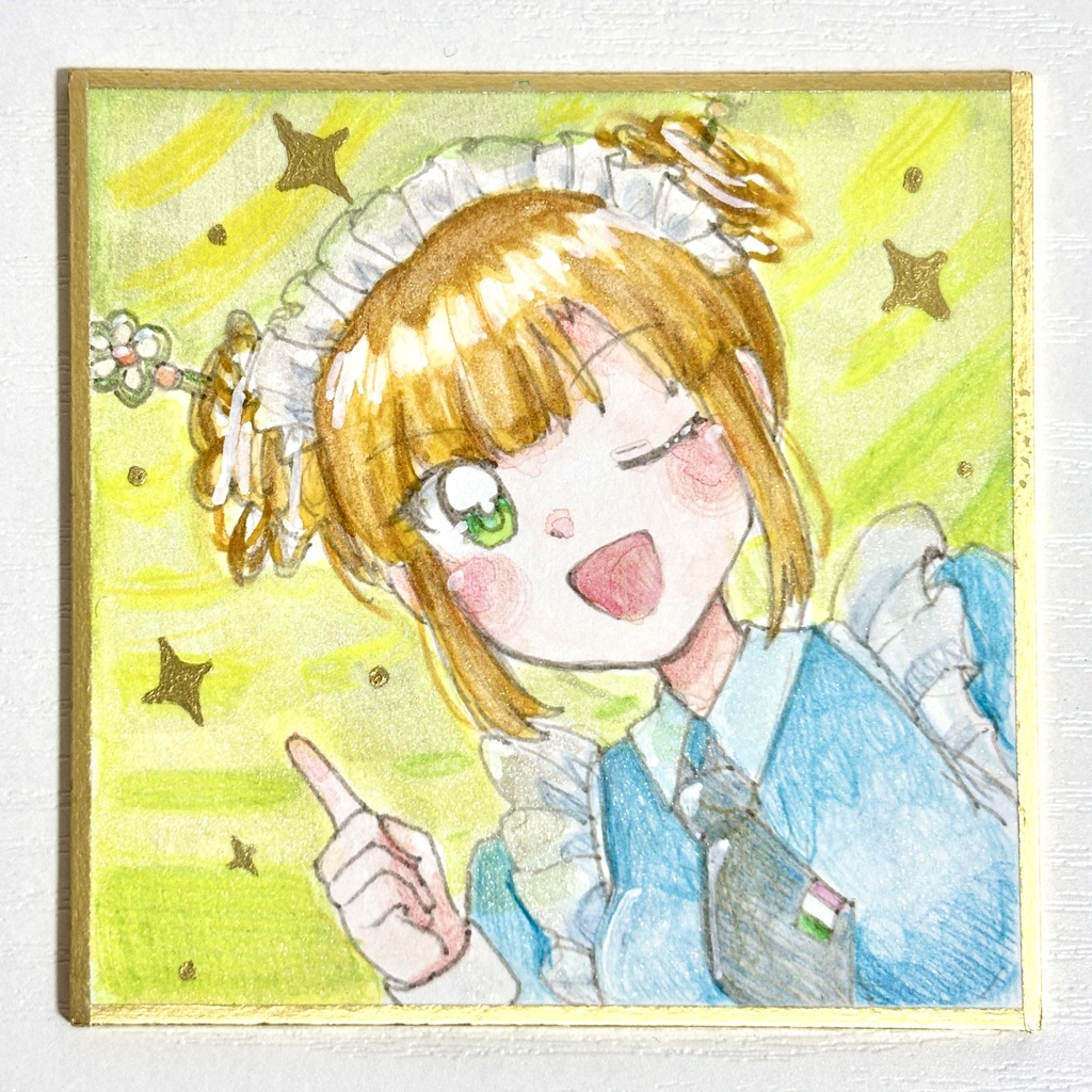 キラキラアナログミニ色紙『セモリーナ』