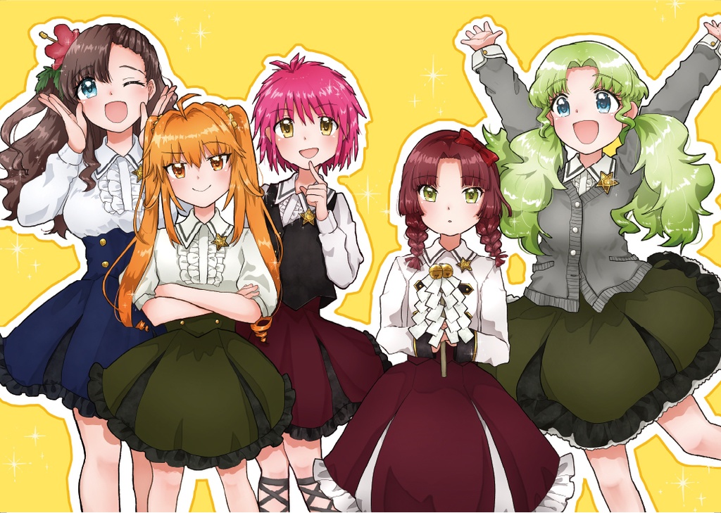 【新刊】イラスト本『Magical Slime Girls 02』魔法少女マジカルスライム