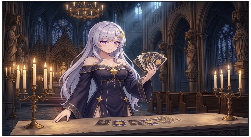 星装巫女ルナ 〜堕ちたアルカナ〜序章 0-1「星の落ちた夜」