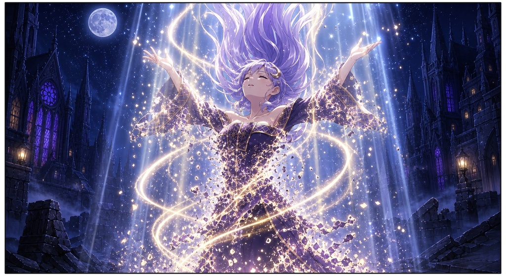 星装巫女ルナ 〜堕ちたアルカナ〜序章 0-1「星の落ちた夜」