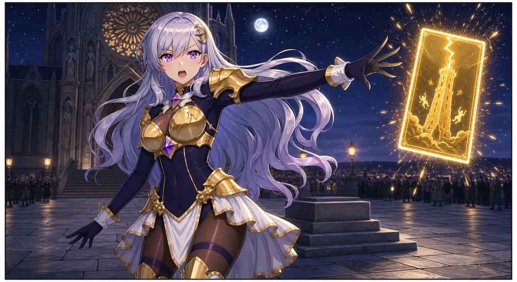 星装巫女ルナ 〜堕ちたアルカナ〜第2章 第3話「届かない三枚」