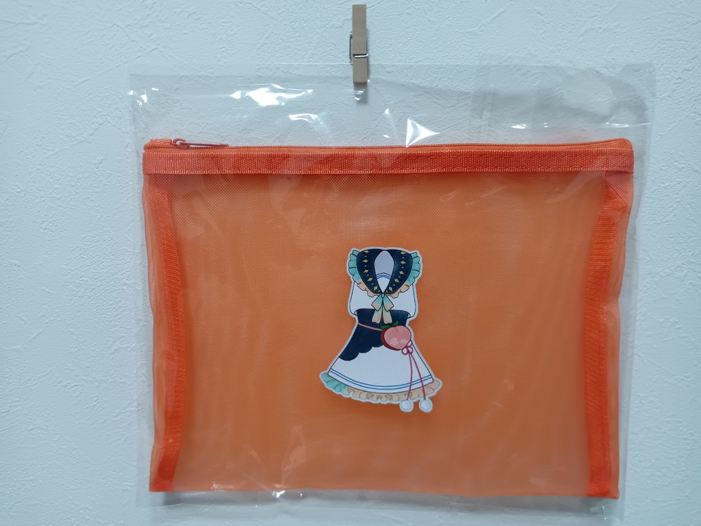 【ユニプロ二次創作作品】天晴ほかる　お洋服メッシュポーチ