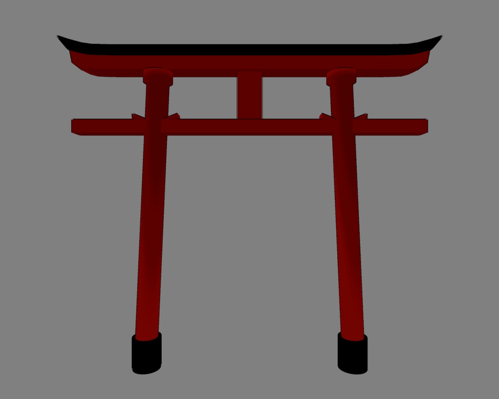 3Dモデル 「鳥居」