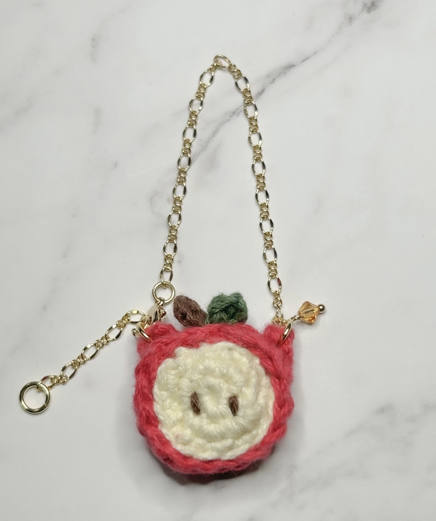 ぬい用りんごポシェット