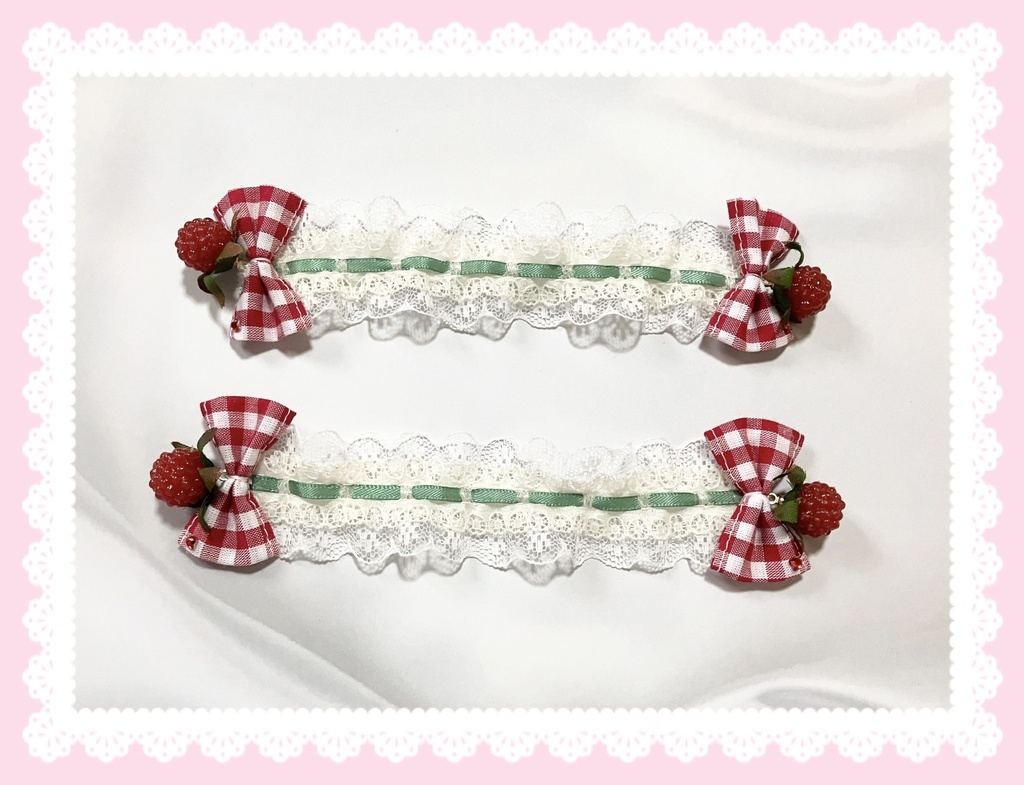 野いちごのヘッドドレス
