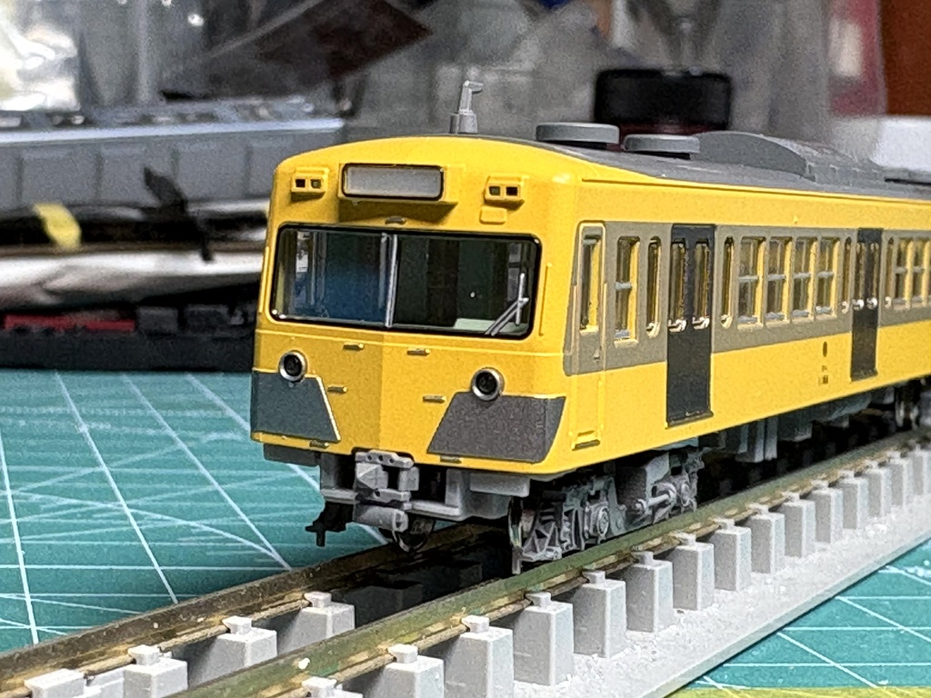 武蔵野の101系胴受け（直線型）