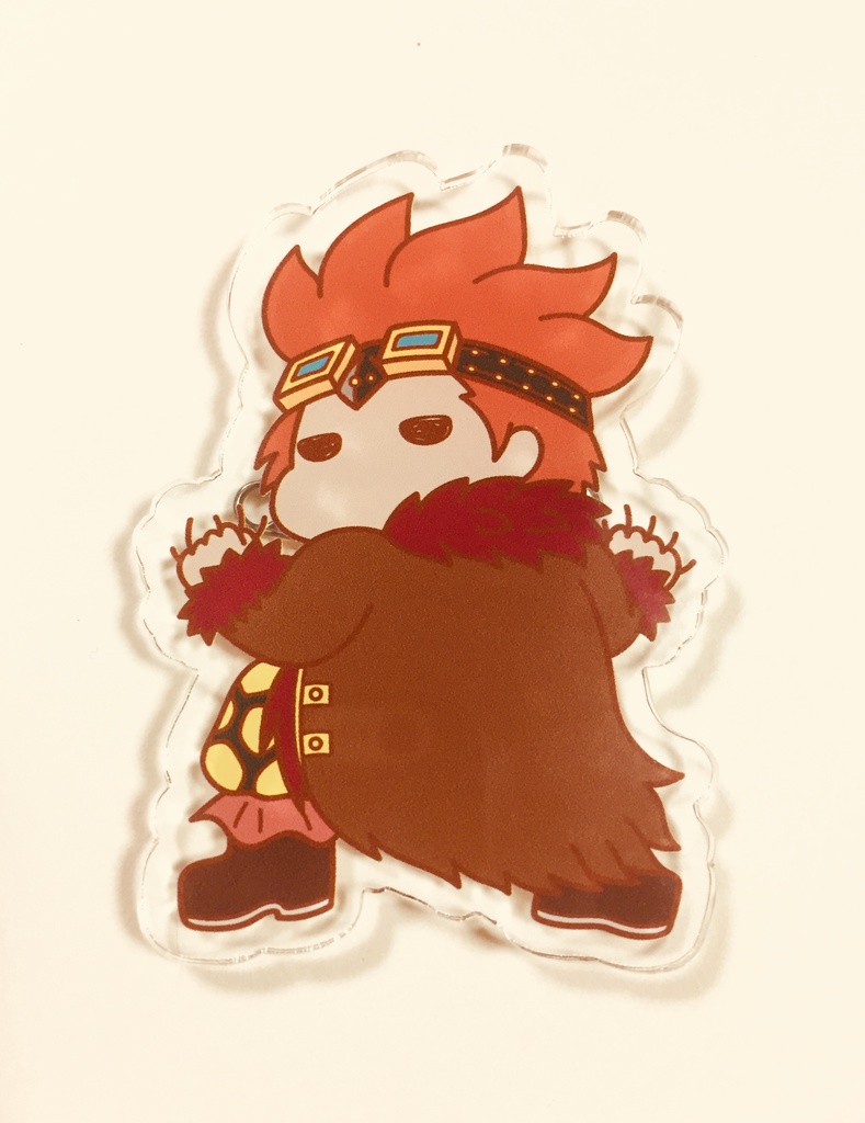 どこでも一緒!ひっつきキッドくんバッチ