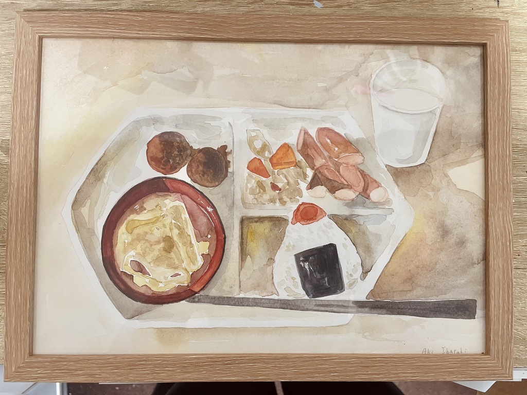 ホテルの朝食　原画