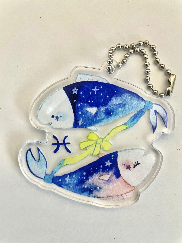 うお座のアクリルキーホルダー２