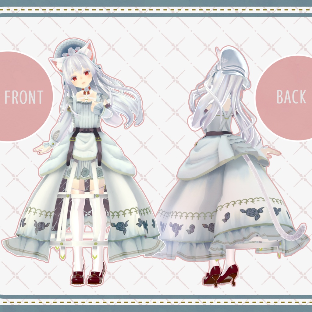 【オリジナル3Dモデル】Blancmange『ブラマンジュ』