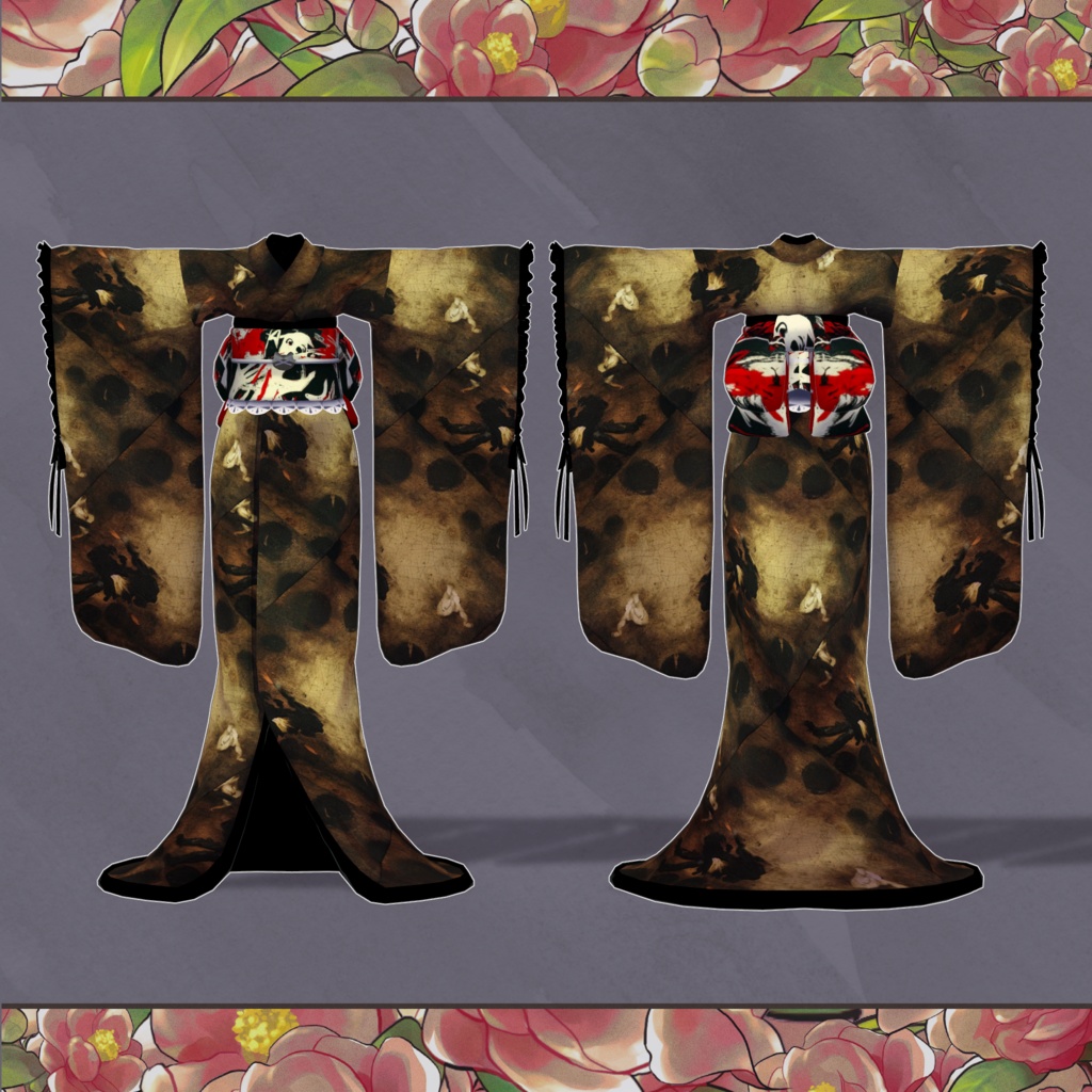 【3Dモデル衣装】ロリィタ振袖Set