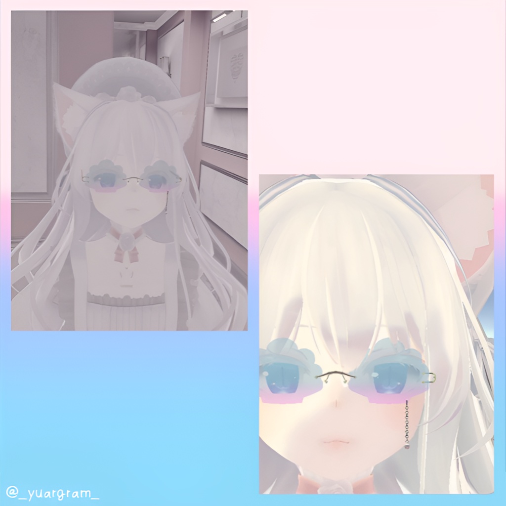 【3Dアクセサリ】サマーグラデサングラス