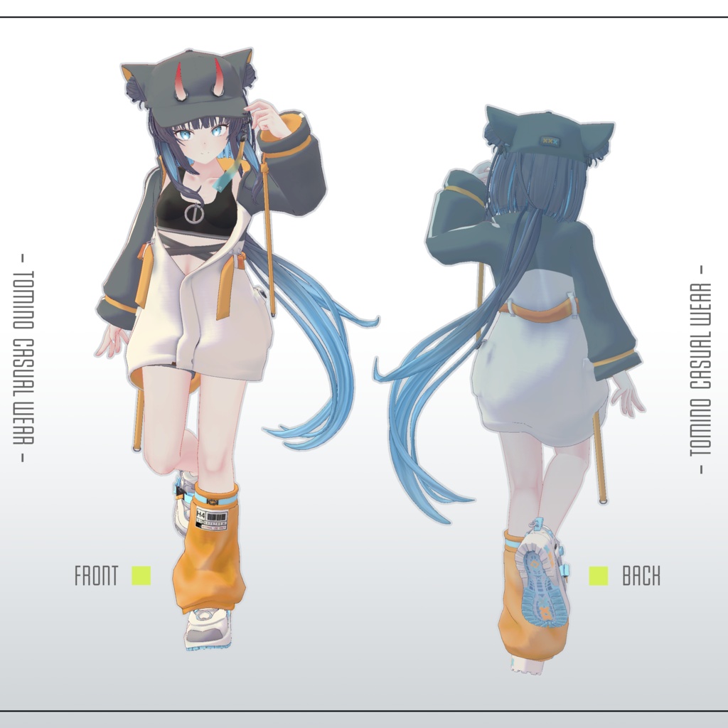 【オリジナル3Dモデル】Tomino『トミノ』