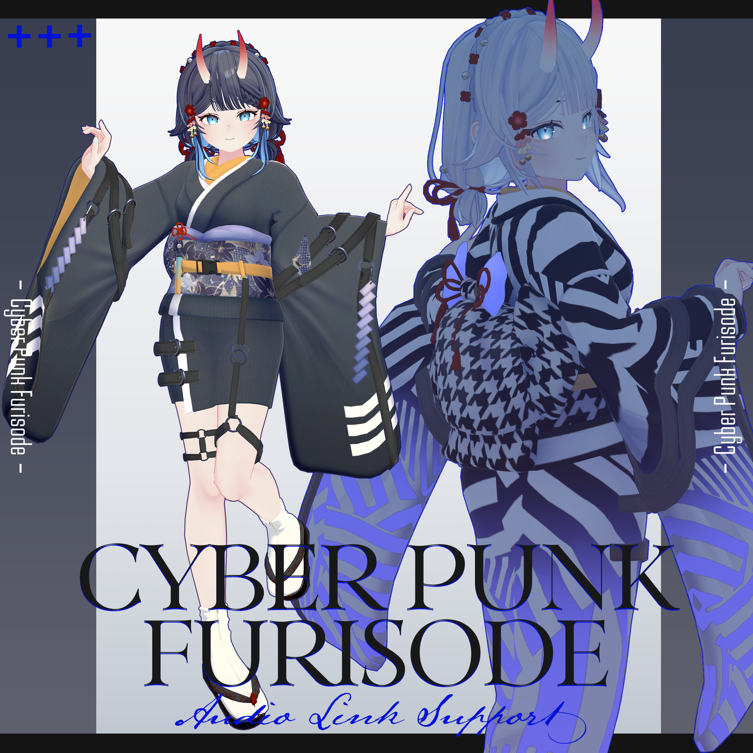 cyber punk furisode