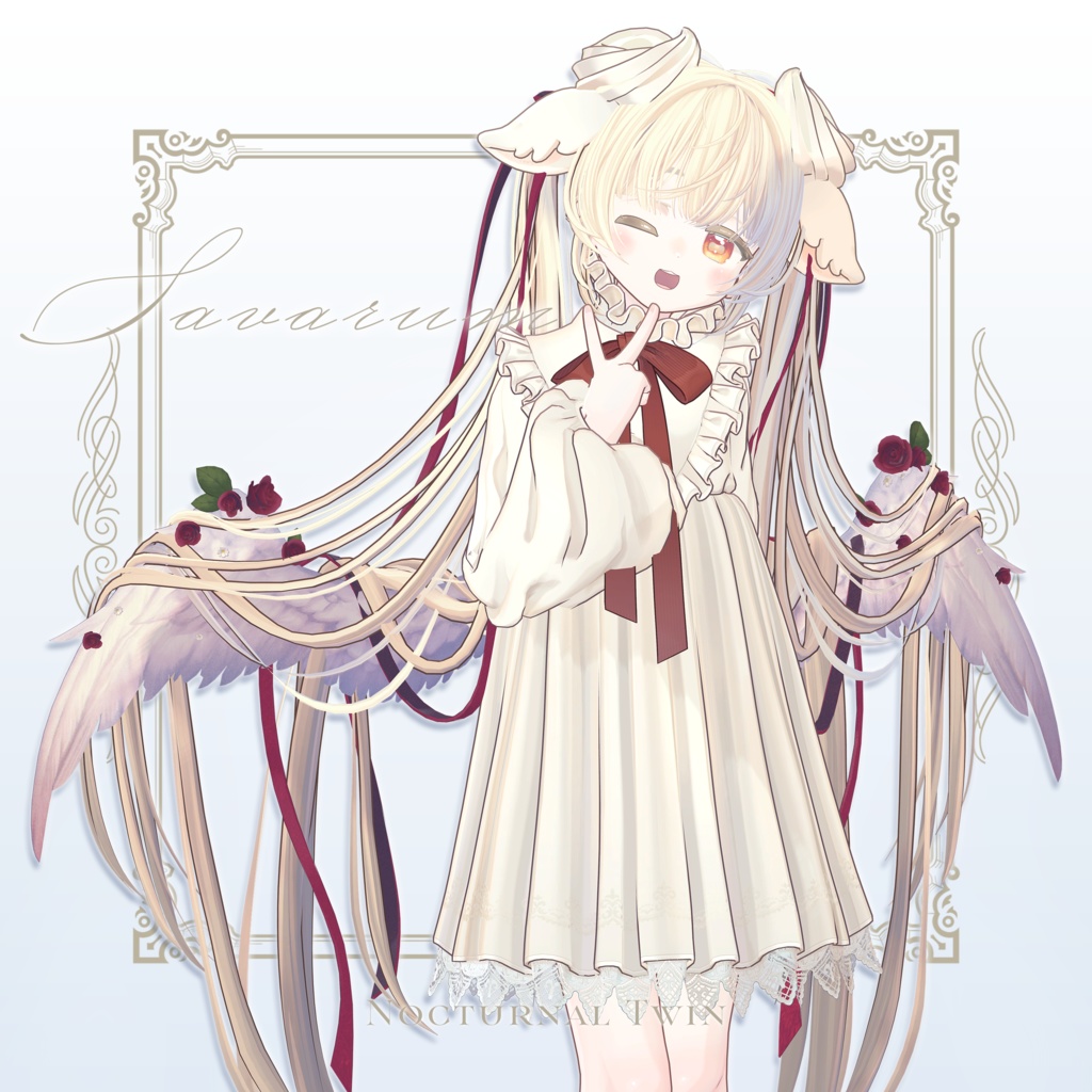 【VRC Hair】Nocturnal Twin