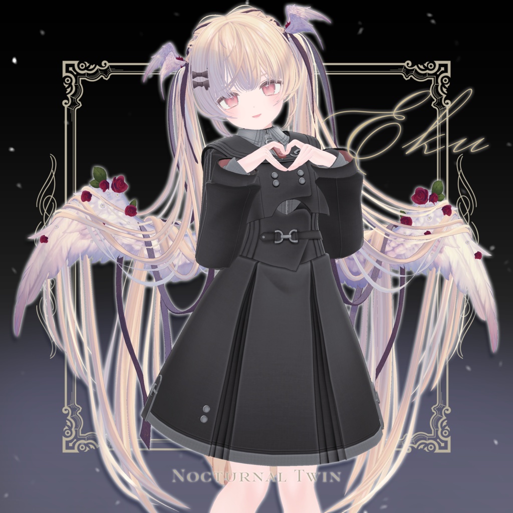 ✦~11/10 Release Sale✦【VRC Hair】Nocturnal Twin