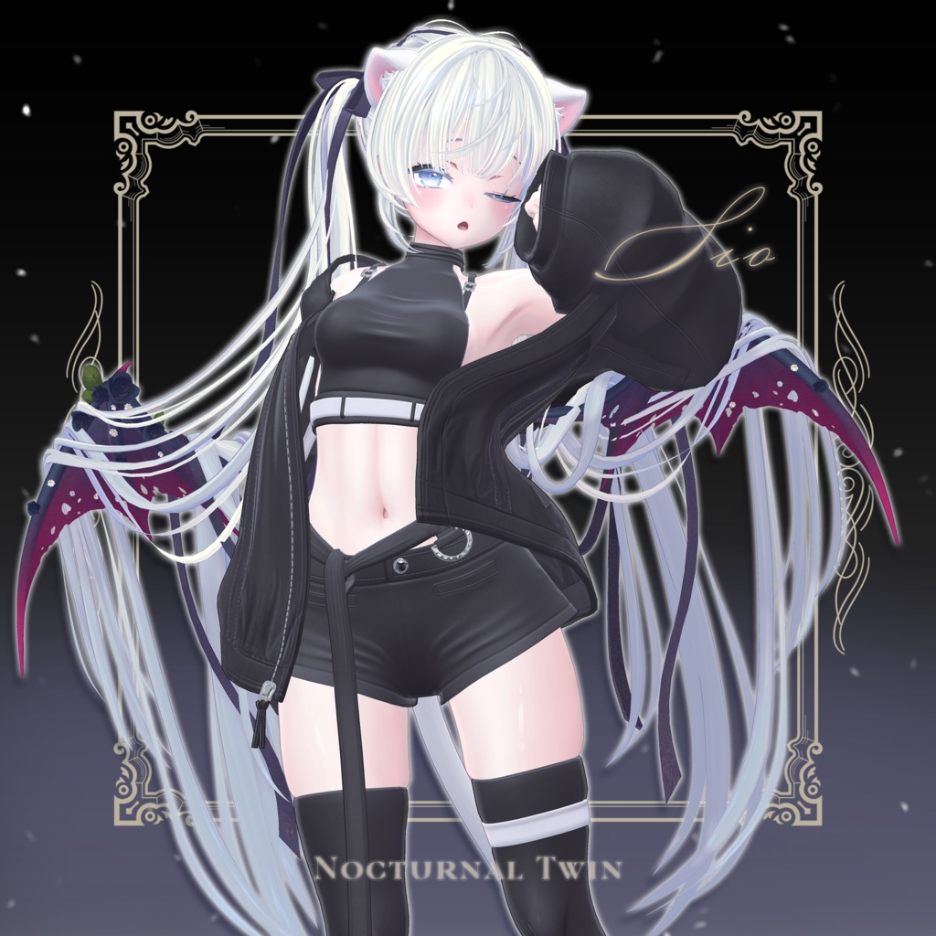 ✦~11/10 Release Sale✦【VRC Hair】Nocturnal Twin