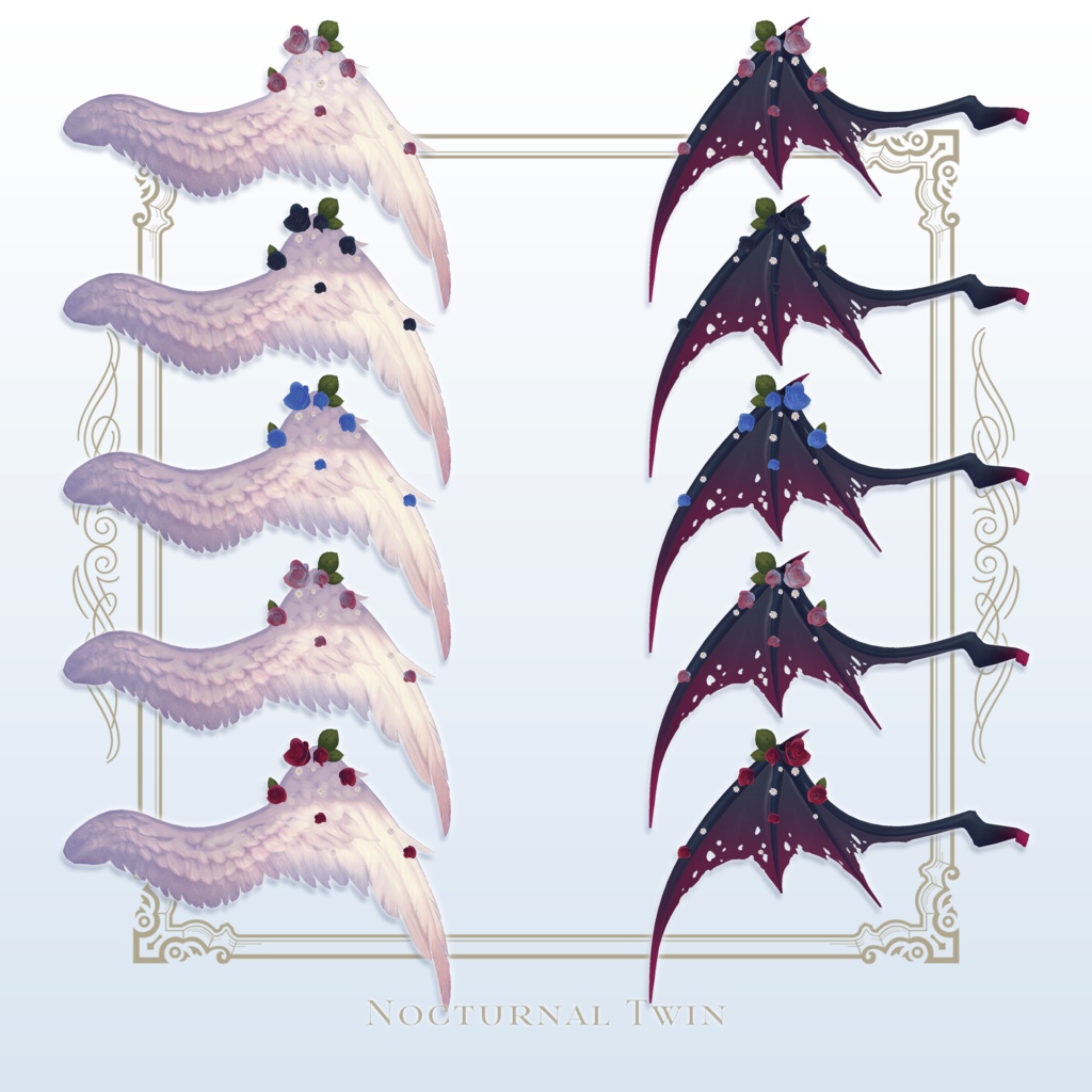 ✦~11/10 Release Sale✦【VRC Hair】Nocturnal Twin