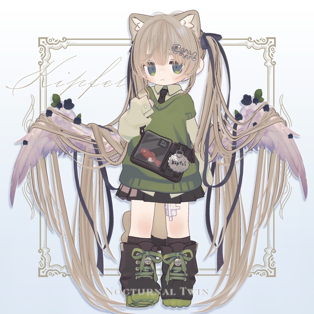 ✦~11/10 Release Sale✦【VRC Hair】Nocturnal Twin